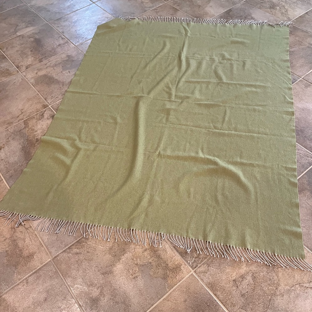 Potterybarn Italian wool throw